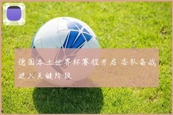 德国本土世界杯赛程开启 各队备战进入关键阶段