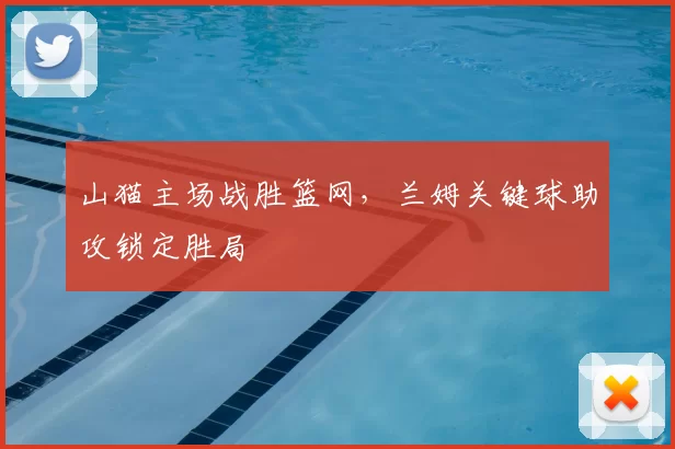山猫主场战胜篮网，兰姆关键球助攻锁定胜局