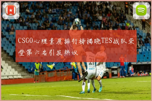 CSGO心理素质排行榜揭晓TES战队荣登第六名引发热议