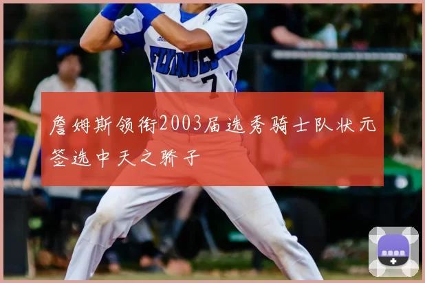 詹姆斯领衔2003届选秀骑士队状元签选中天之骄子